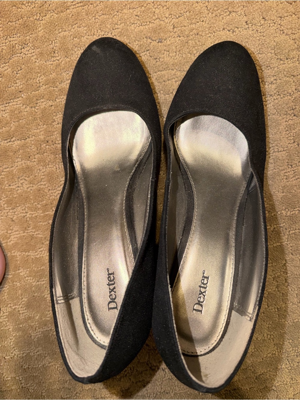 Dexter Black Wedge-Style Ballet Flats